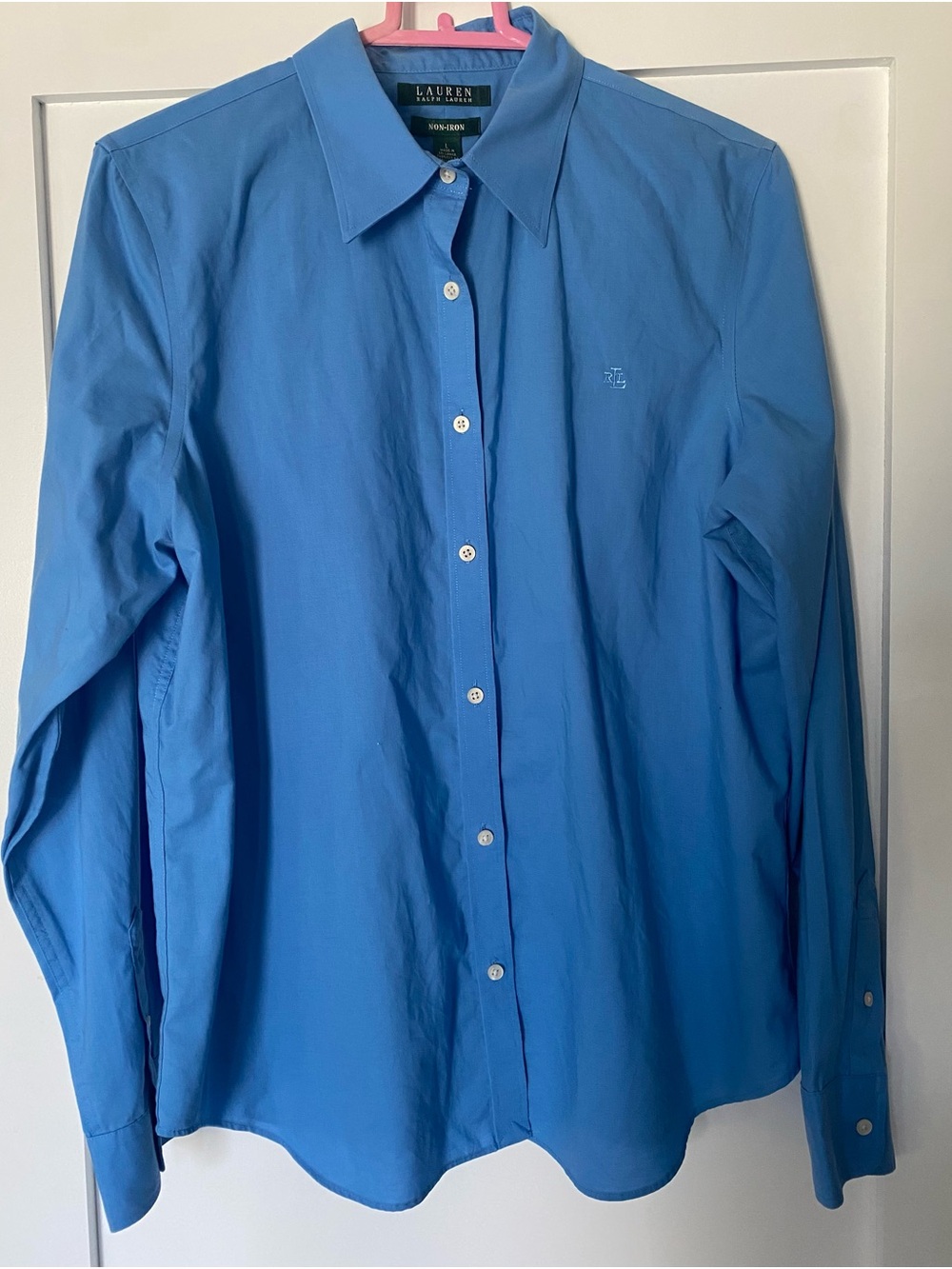 Lauren Ralph Lauren Classic Blue Button-Down Shirt - Women